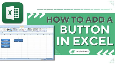 How To Add A Button In Excel