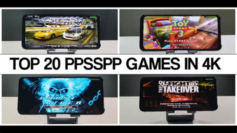 Top 20 Psp Games For Androidiospc Ppsspp Emulation In 2021 4k 30