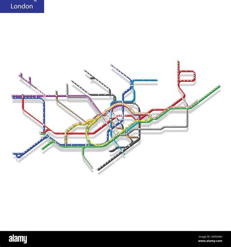 Mappa Della Metropolitana Di Londra Immagini E Fotografie Stock Ad Alta