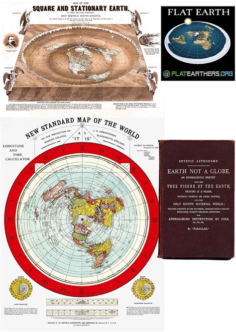 Buy Flat Earth Maps Set Of Maps Flat Earth Map X Gleason S New Standard Map Of The