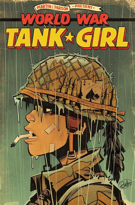 Tank Girl World War Tank Girl 1 2017 Cover Art By Brett Parson
