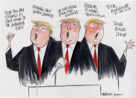 Sketches From The Trump Inauguration The Washington Post