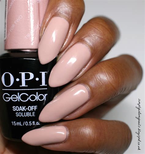 Jord Watch Manicure With Opi Gelcolor Tiramisu For Two