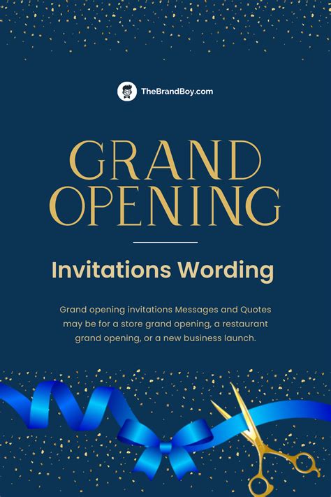 242 Top Grand Opening Invitations Messages Templates