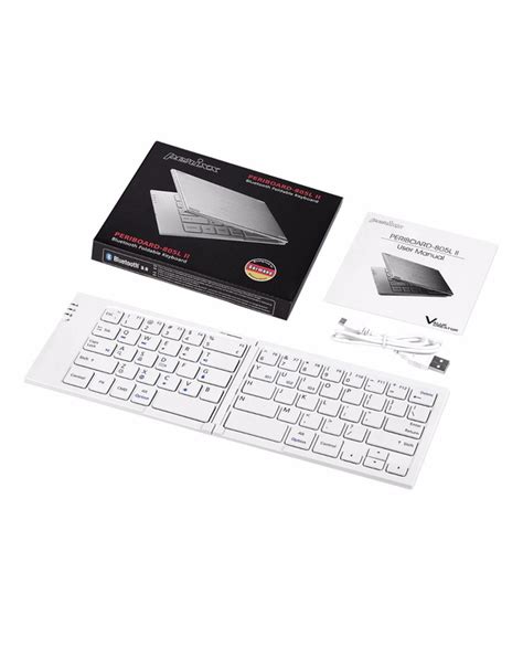 Perixx Periboard 805l Ii Clavier Bluetooth Blanc