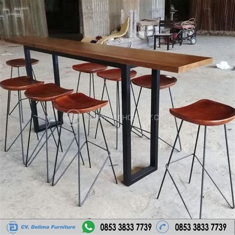 Jual Satu Set Meja Cafe Kursi Bar Modern Harga Murah (Dengan gambar