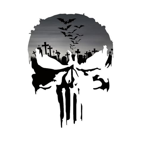 Punisher Punisher Skull T Shirt Teepublic Punisher Artwork