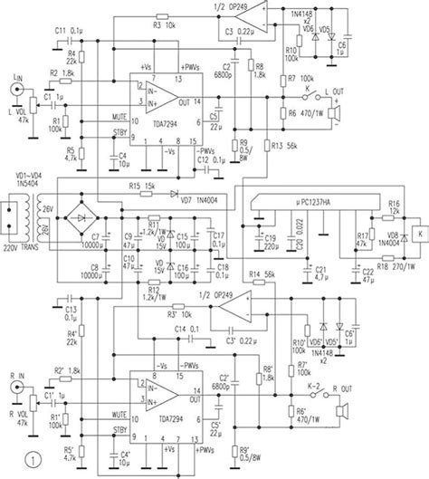 Audio Amplifier With High Clarity Circuit Diagram The Circuit