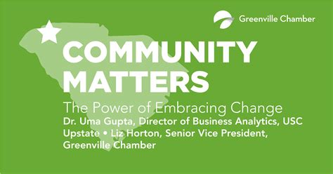 Greenville Chamber Of Commerce Community Matters The Power Of
