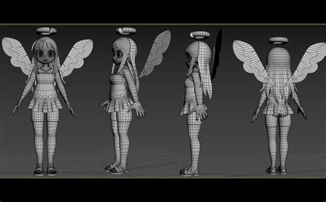 Ishuzoku Reviewers Crimvael 3D Model Rigged CGTrader