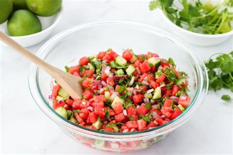 Easy Watermelon Cucumber Salsa Recipe Easy Recipes Printables And
