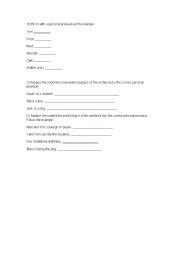 English teaching worksheets: Pronouns