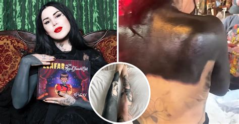 Kat Von D Covers Hundreds Of Her Tattoos With Solid Black Ink Vt