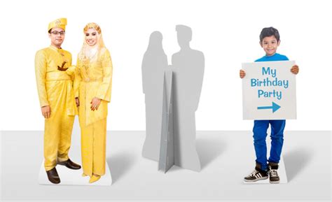 Life Size Standees Photo Cut Outs For Parties Pixio Malaysia