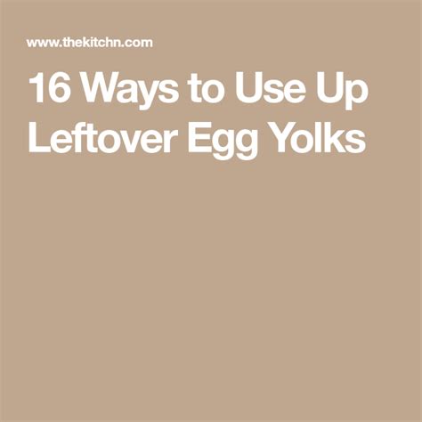 Japanese pancakes are made fluffy with lots of eggs and you can also use egg shells in many ways throughout the garden. 20 Ways to Use Up Leftover Egg Yolks | Eggs, Egg whites ...