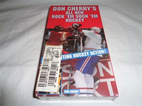 Don Cherrys All New Rock Em Sock Em Hockey Vhs New And Sealed 719326034957 Ebay