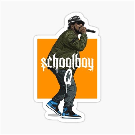 Schoolboy Q Sticker By Bokkaboom Redbubble