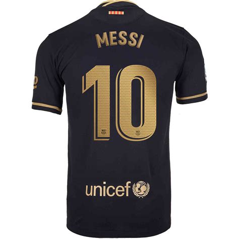 202021 Kids Lionel Messi Barcelona Away Jersey Soccer Master