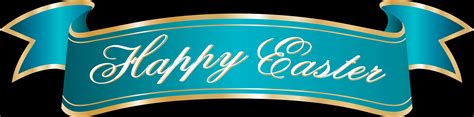 Download Happy Easter Banner Graphic | Wallpapers.com