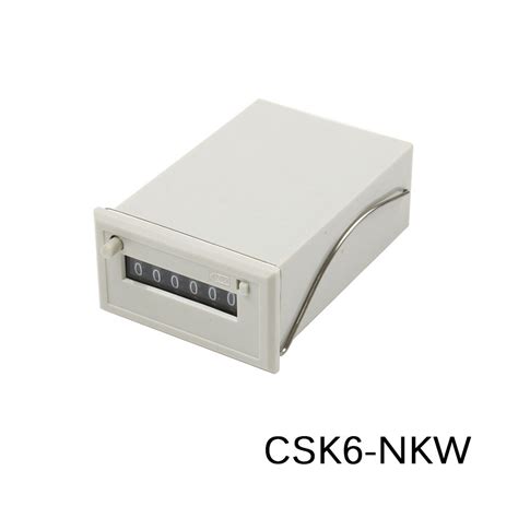 Csk6 Nkw 6 Digit Electromagnetic Counter With Manual Lock Reset Button