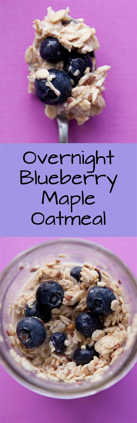 Overnight Blueberry Maple Oatmeal Brooklyn Farm Girl