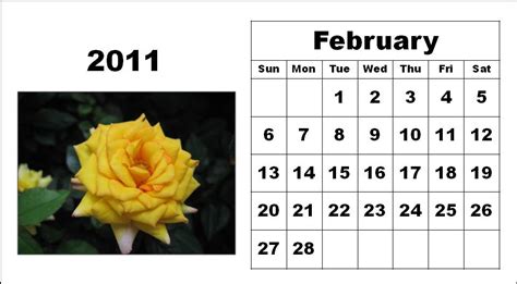 Bonddustbacphi 2011 Calendar February