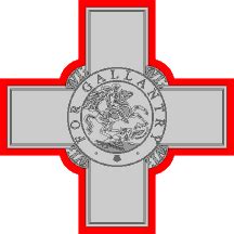 George cross, a british civilian and military decoration, instituted in 1940 by king george vi for acts of the greatest heroism or of the most conspicuous courage in circumstances of extreme danger.. The George Cross (Malta)