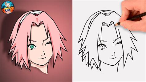 Como Desenhar Sakura Haruno Naruto Passo A Passo Desenhando Sakura