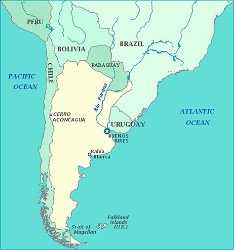 Get vinyl chemicals (india) ltd. Argentina Map / Map Of Argentina Paraguay And Uruguay At ...