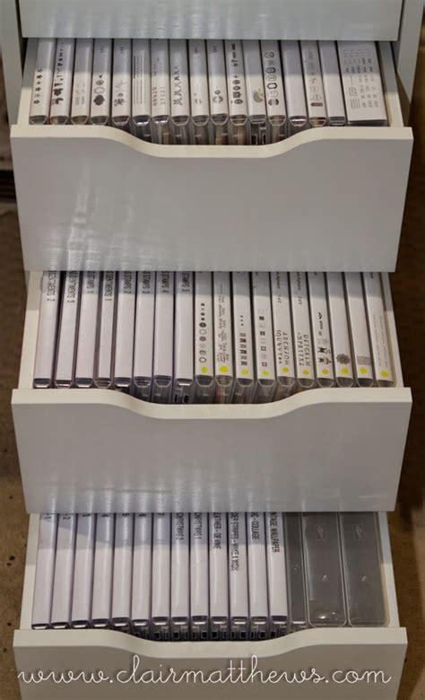 If you place your own order of £200+ or host a craft party and sales are £200+, you will earn an additional £20 in stampin' rewards on top of the already generous stampin' rewards (which are a % of the product total in free products). IKEA Alex drawers fit Stampin up DVD type cases | Craft ...