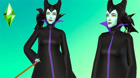 Maleficent Sleeping Beauty Create A Sim I Sims 4 Youtube