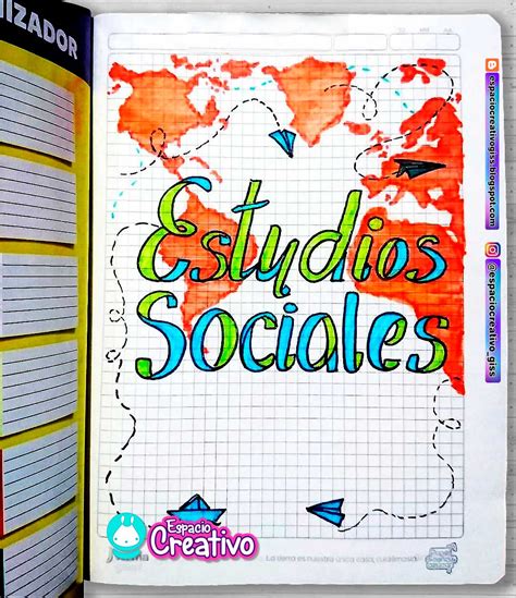 ♥carátulas De Estudios Sociales ♥