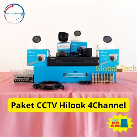Jual Paket Cctv Hilook Mp Channel Siap Pasang Shopee Indonesia