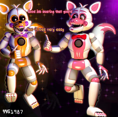 Funtime Foxy And Lolbit By Yinyanggio1987 On Deviantart