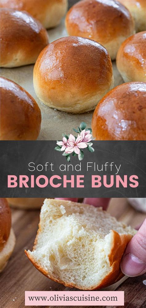 The Fluffiest Brioche Bun Recipe Olivias Cuisine Brioche Buns