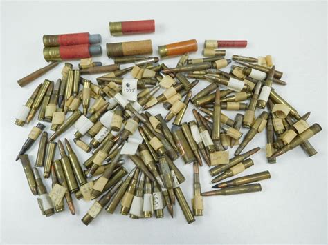 Assorted Labeled Obsolete Ammo