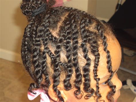 Easy protective bantu knots for natural afro volume. kids-natural-two-strand-twist - thirstyroots.com: Black Hairstyles