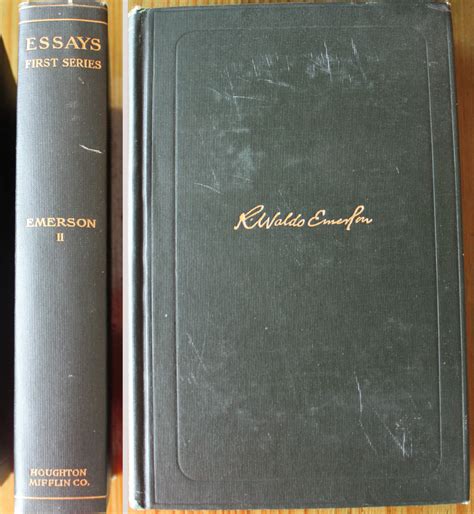 Essays First Series By Emerson Ralph Waldo Très Bon Couverture Rigide 1903 Vagabonpage