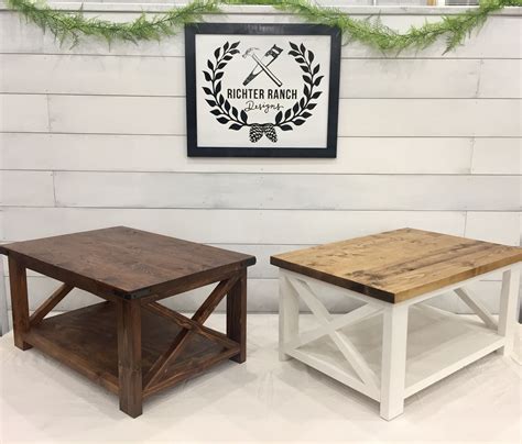 Hand Made Rustic Coffee Table By Richter Ranch Designs