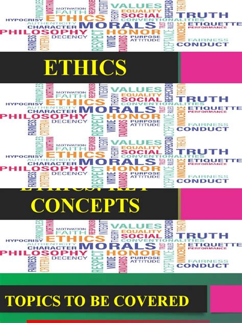 Ethics Key Concepts Pdf Morality Reason