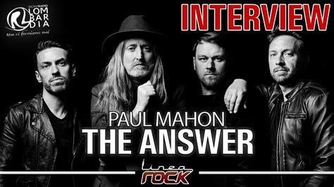 The Answer Paul Mahon Sundowners Interview Linea Rock 2023 By
