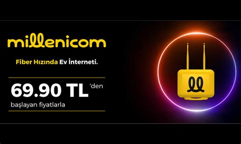 Millenicomdan uygun fiyatlı fiber internet kampanyası TeknoTalk