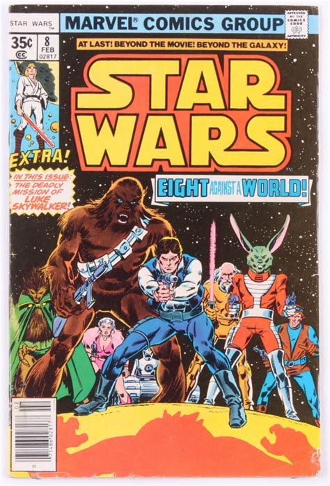 Vintage 1977 Star Wars Issue 8 Marvel Comic Book Pristine Auction