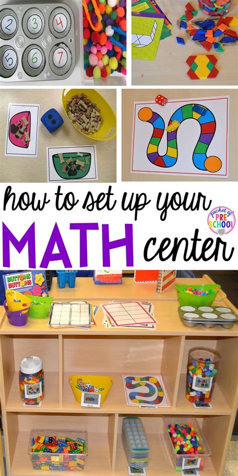 Math Centers Kindergarten Kindergarten