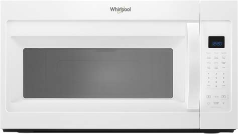 Whirlpool 1 9 Cu Ft White Over The Range Microwave Spencer S TV