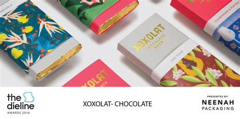 The Dieline Awards 2016 Outstanding Achievements Xoxolat Chocolate
