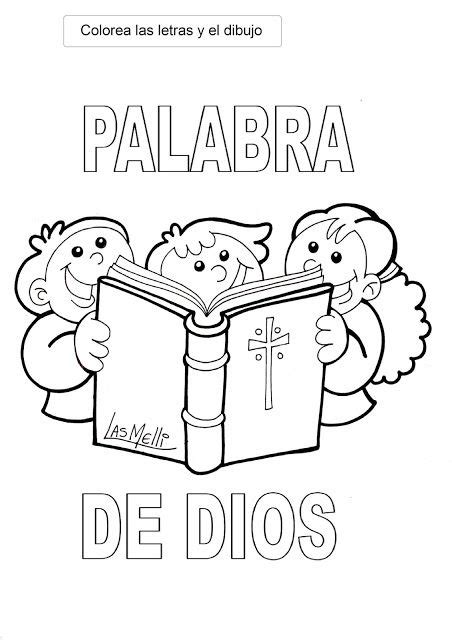 Laminas De La Biblia Para Colorear Imprimir Y Recortar La Palabra De