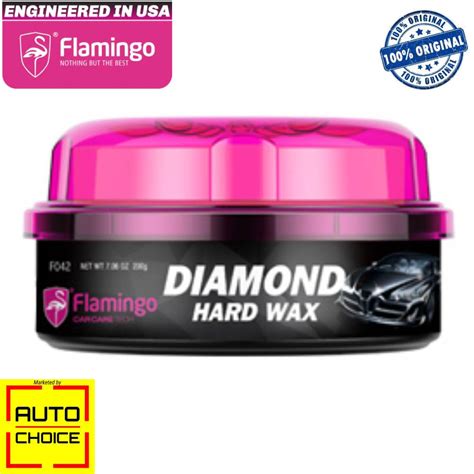 Flamingo Diamond Hard Wax Polish For Paint Care Of Motorbikecar 200g