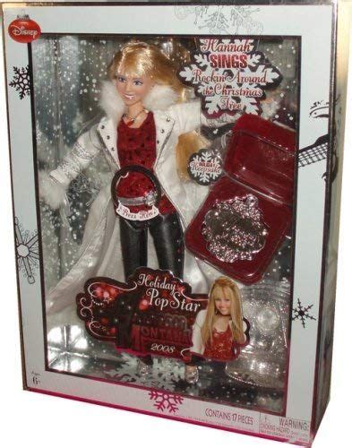 Hannah Montana Holiday Pop Star Singing Doll