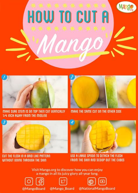 Learn How To Cut A Mango With The National Mango Board